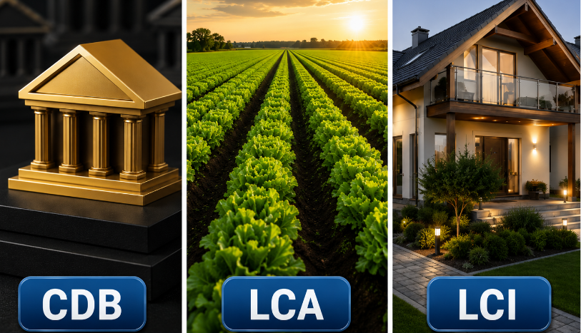 CDB, LCI e LCAs qual a diferença entre esses investimentos